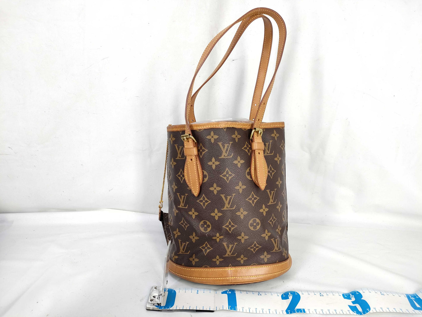 LOUIS VUITTON Monogram Bucket PM Tote Bag