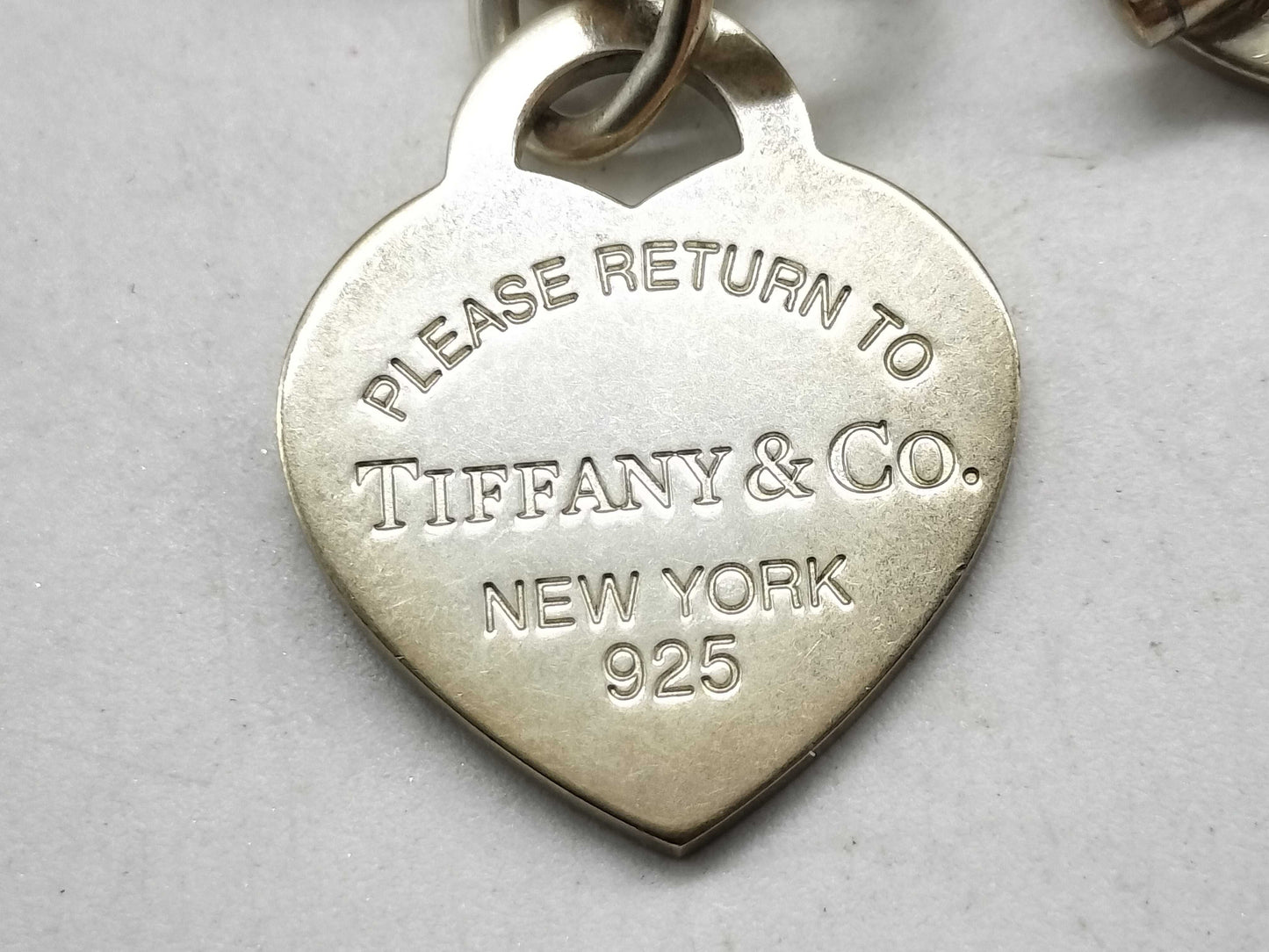 Tiffany & Co. 925 Return to Heart Tag Bracelet Bangle
