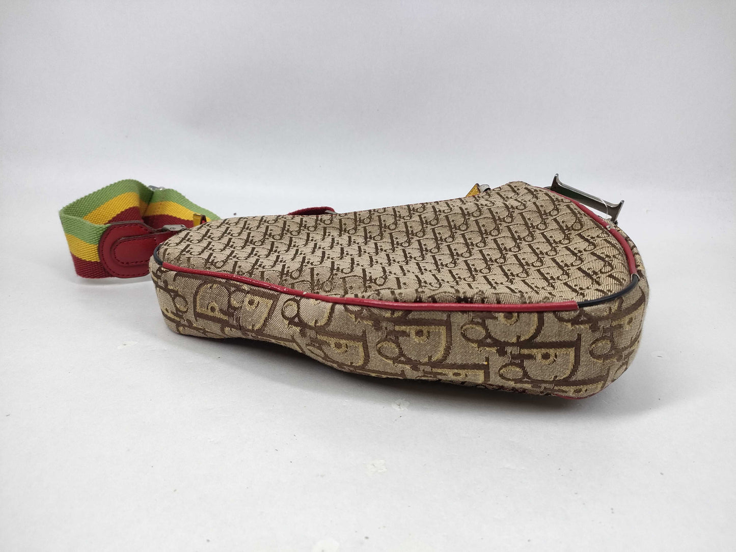 Dior Trotter Rasta Saddle Bag, No Engraving, Shoulder Bag