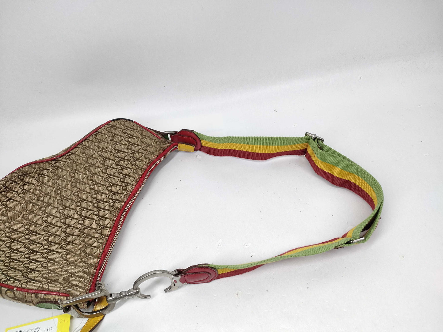 Dior Trotter Rasta Saddle Bag, No Engraving, Shoulder Bag