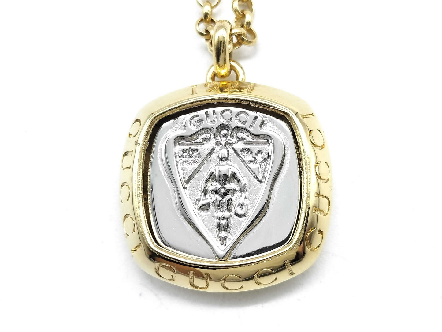 GUCCI New Old Gucci Logo Necklace
