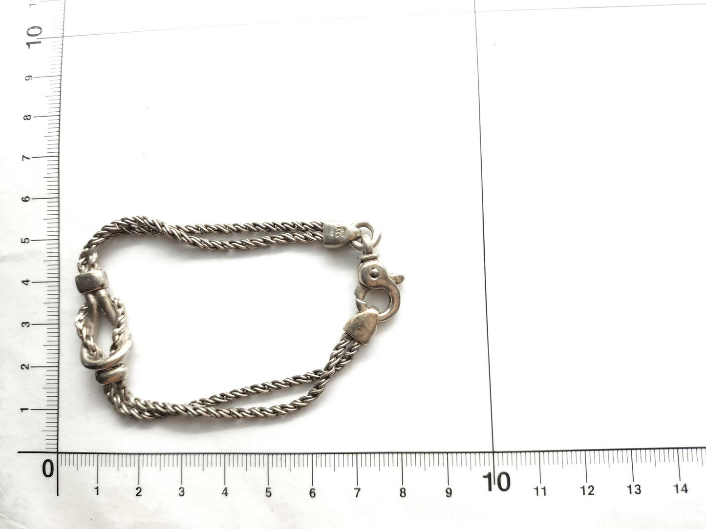 Tiffany & Co. Double Rope SV925 18.1g Bracelet/Bangle