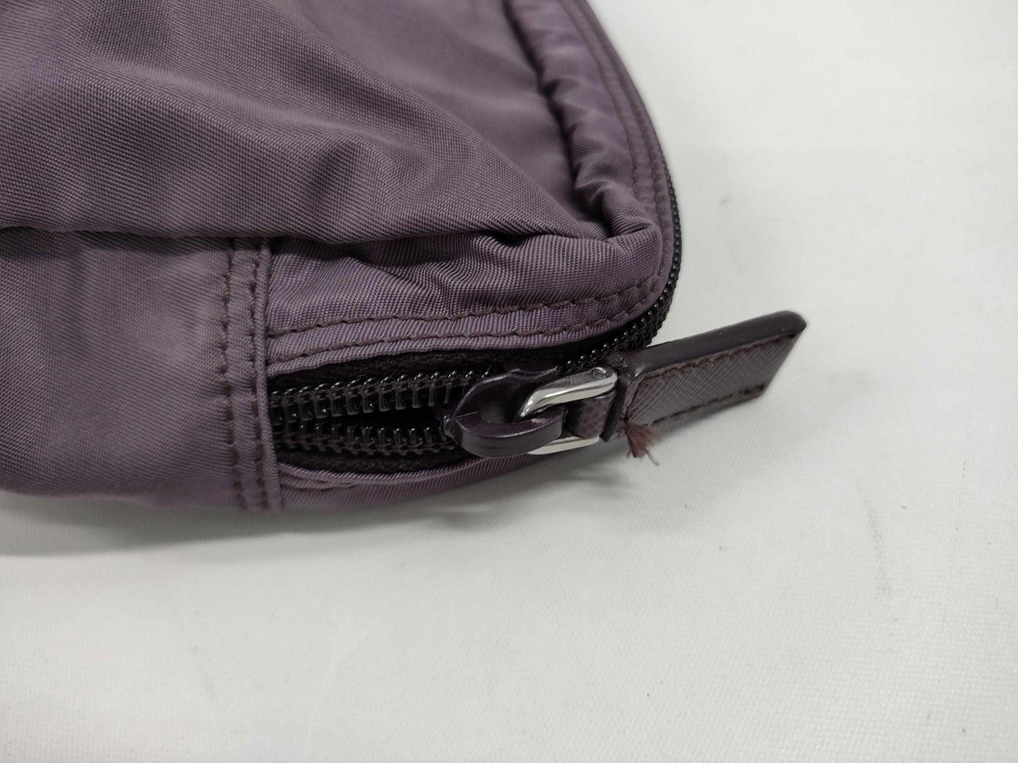 PRADA Nylon Pouch Purple Other Accessories