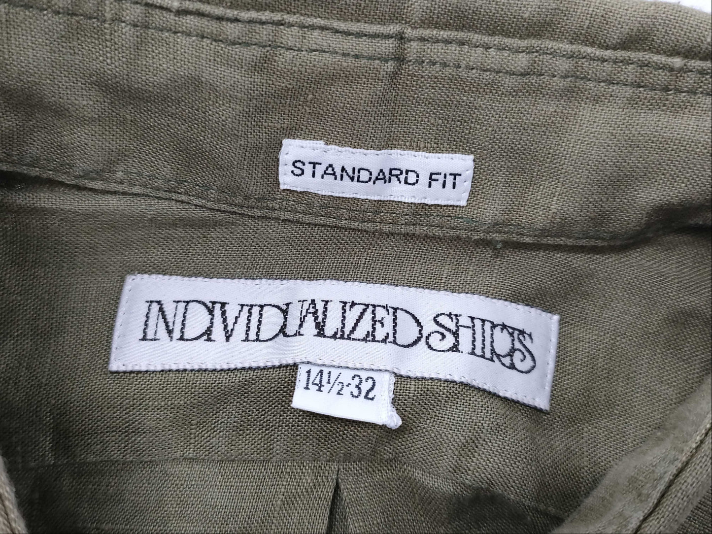 individualized khaki shirt