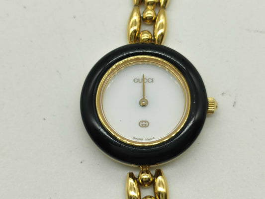 GUCCI 1100-L Change Bezel Chain Strap Women's Watch