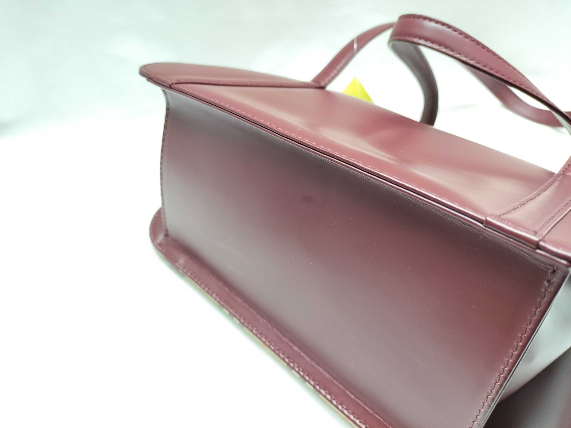 BURBERRY Nova Check x Leather Handbag Handbag