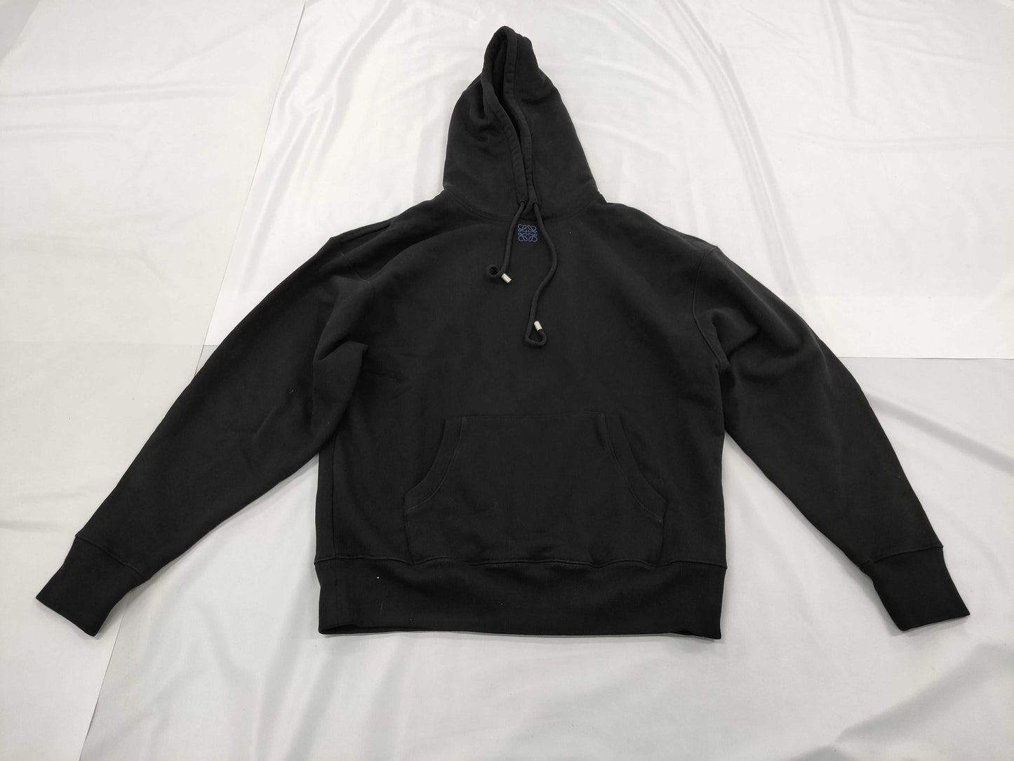 LOEWE Black Anagram Hoodie Top