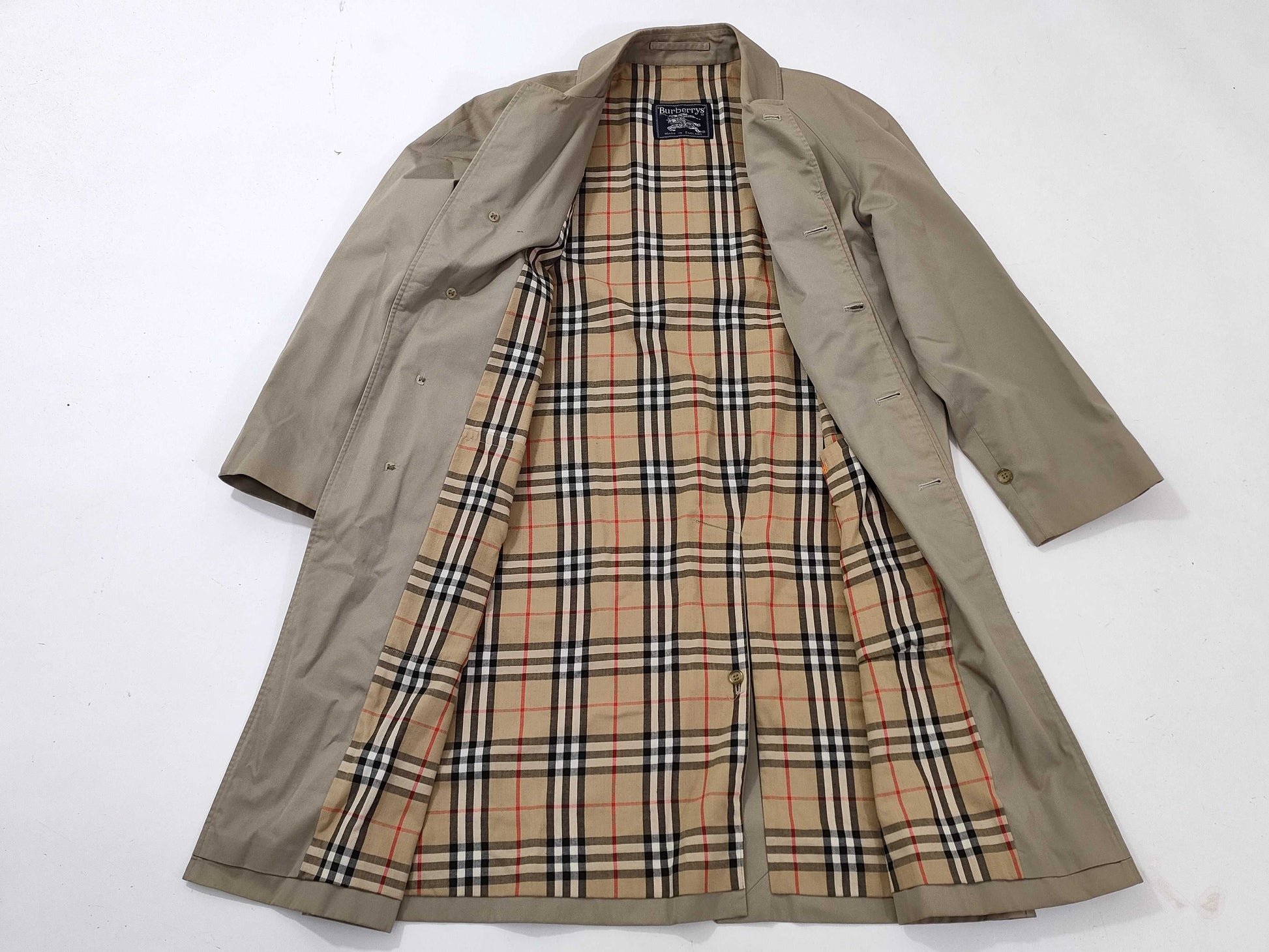 Burberrys Nova Check Trench Coat