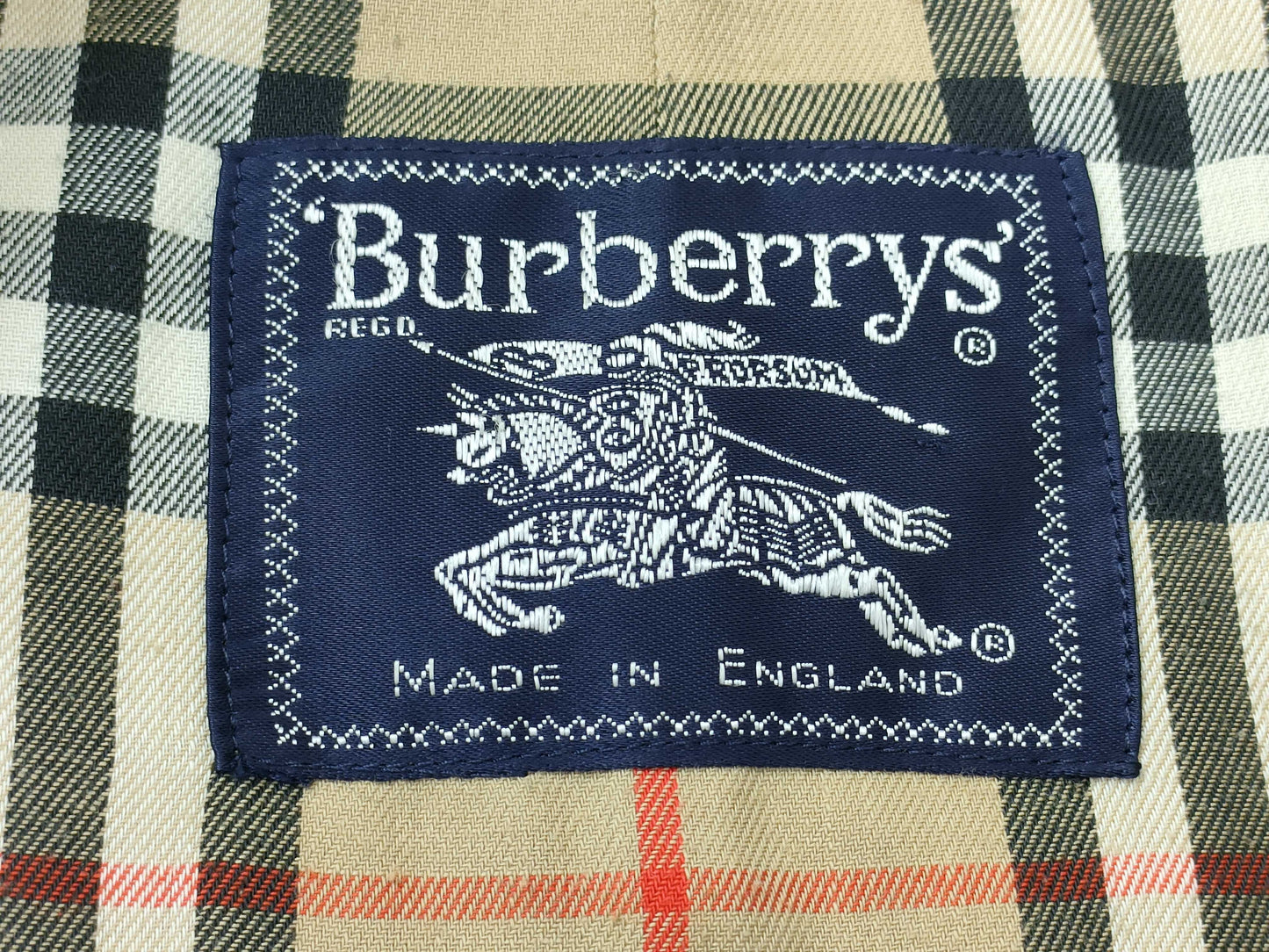 Burberrys Nova Check Trench Coat