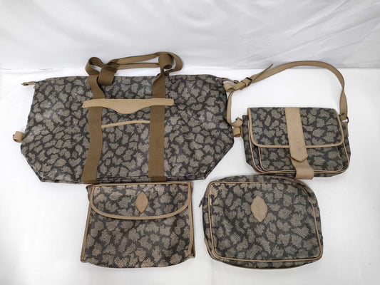 Yves Saint Laurent Boston/Shoulder/Pouch 4-Piece Boston Bag