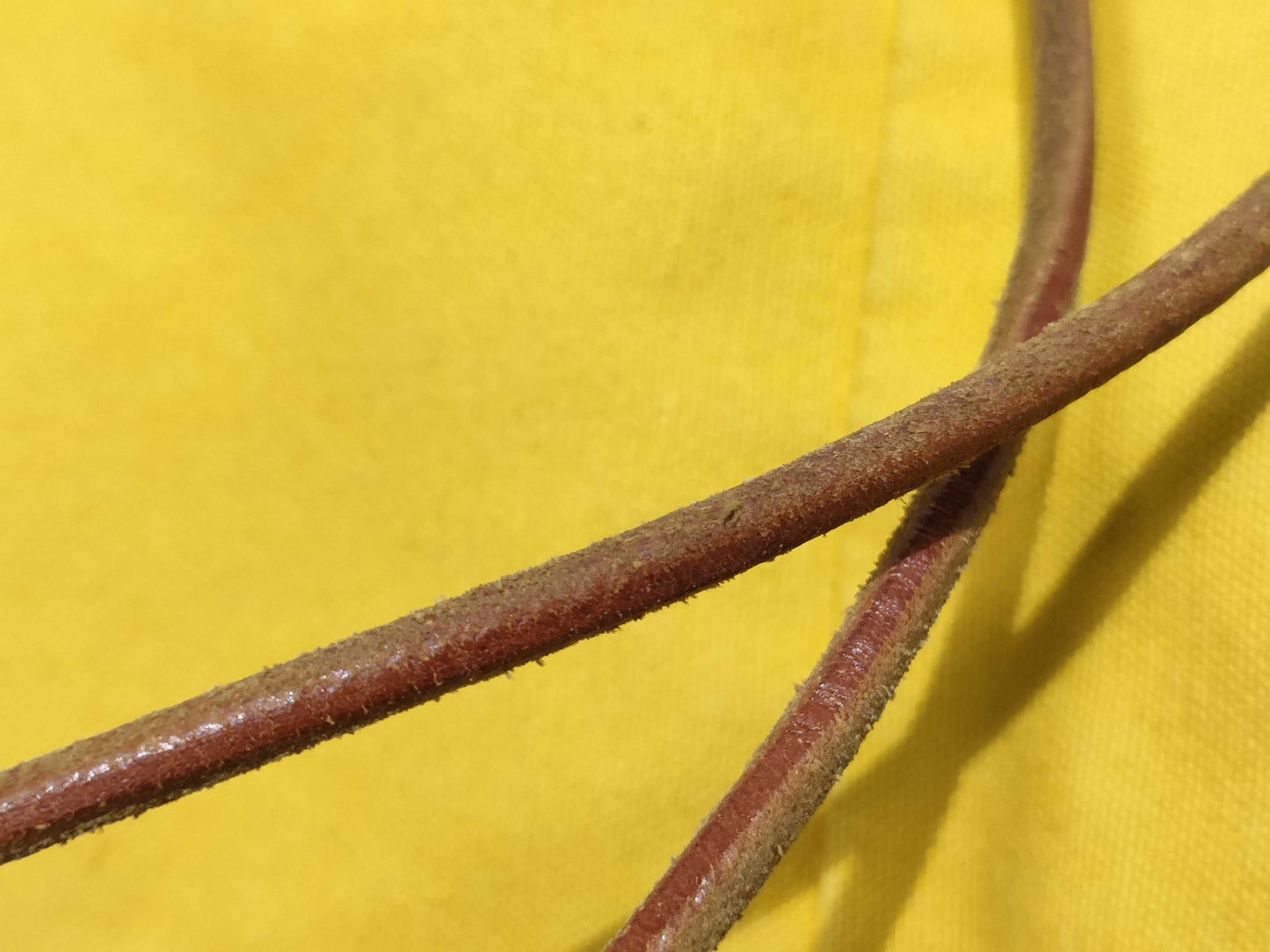 HERMES Polochon Mimir Yellow Backpack