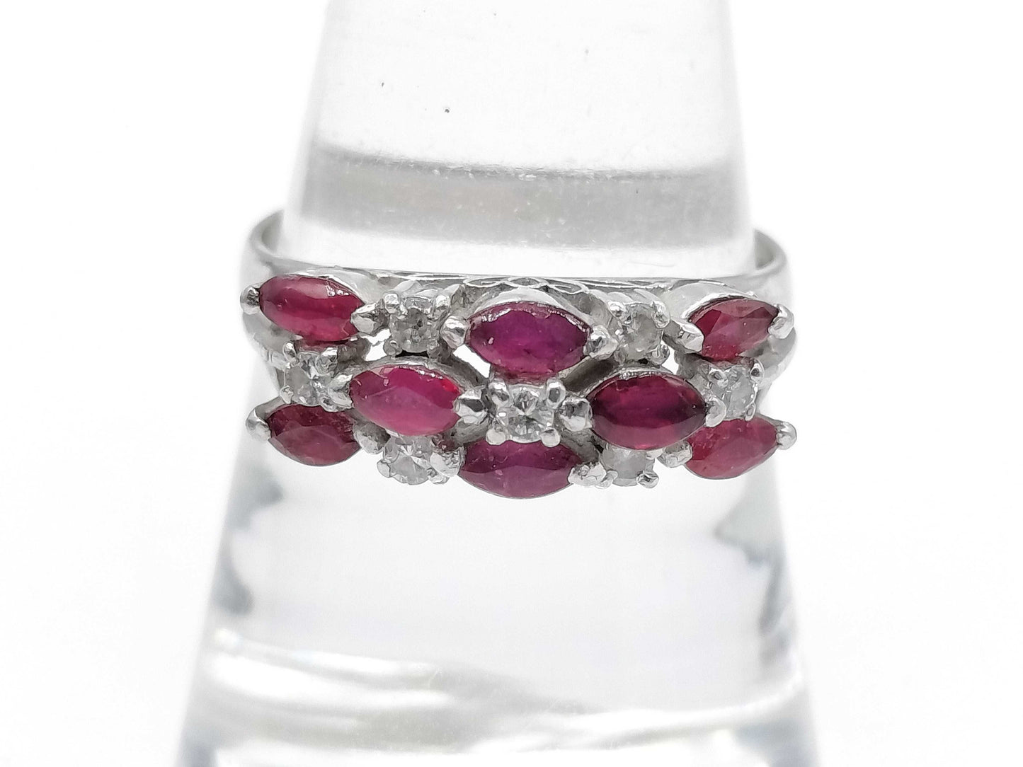 Mitsukoshi R1.01ct D0.17ct PT900 6.0g Ring