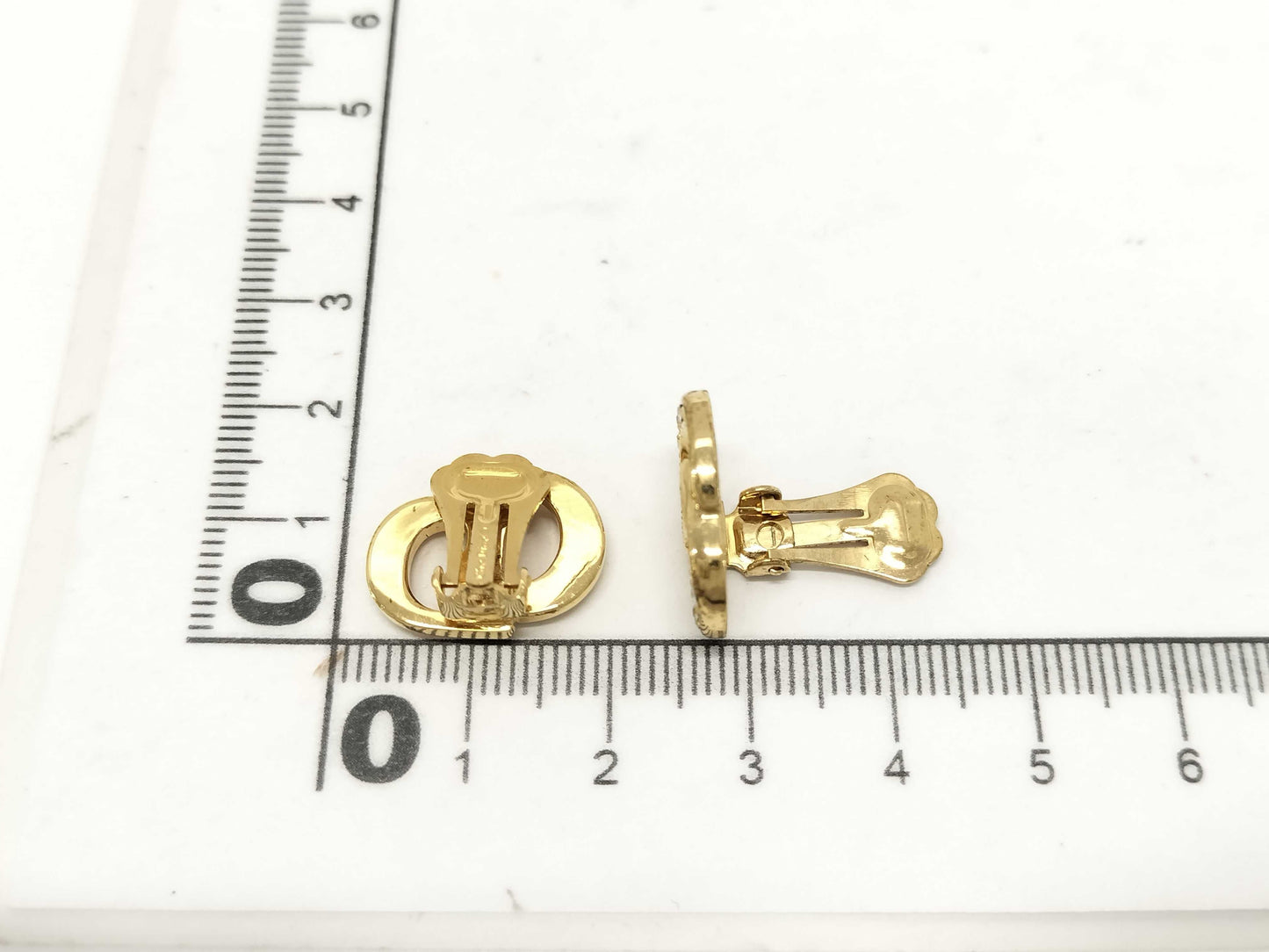 Dior logo earrings