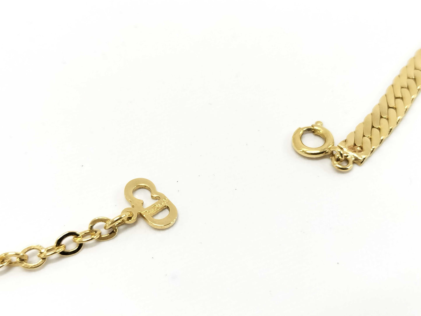 Dior V Rhinestone Necklace