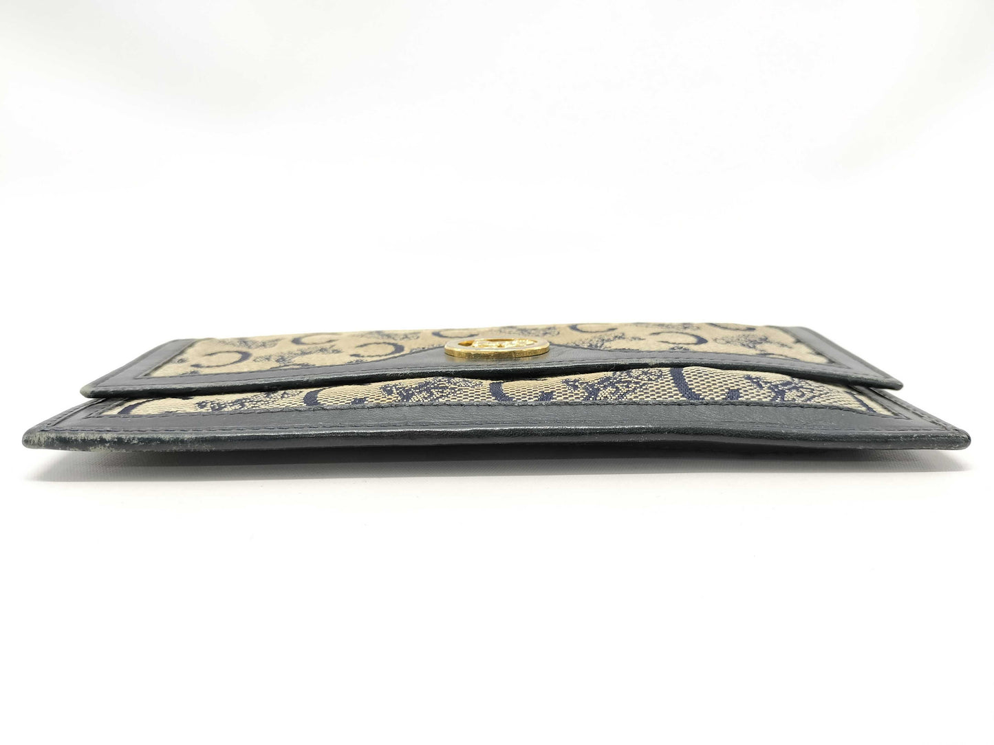 CELINE C Macadam Canvas Long Wallet