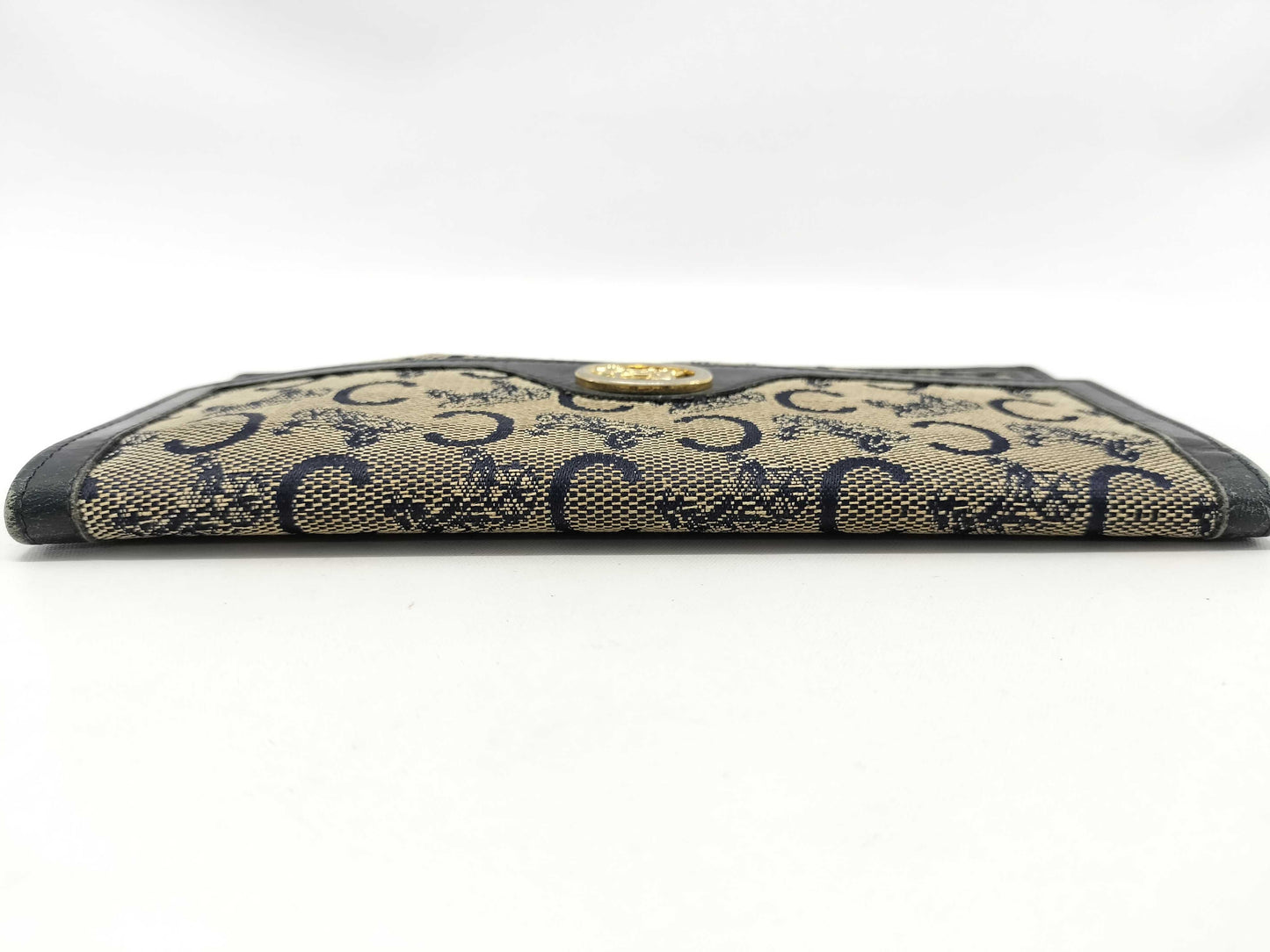 CELINE C Macadam Canvas Long Wallet