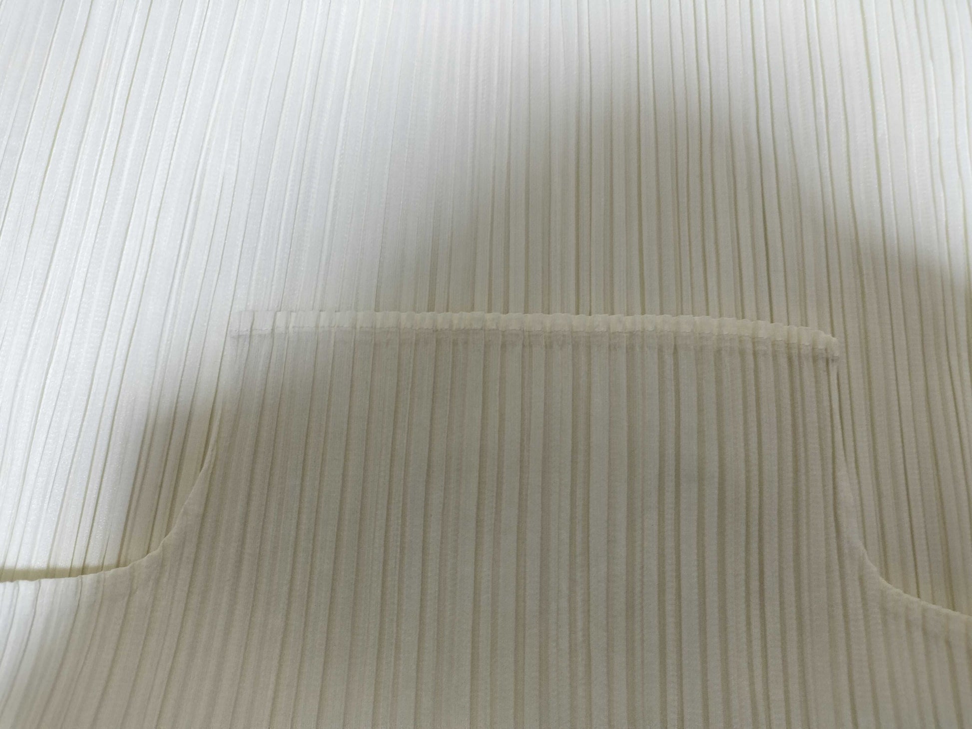 ISSEY MIYAKE pleats please long-sleeved white shirt