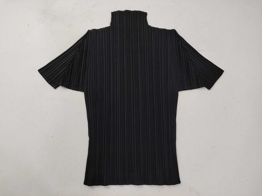 ISSEY MIYAKE pleats please shirt black shirt