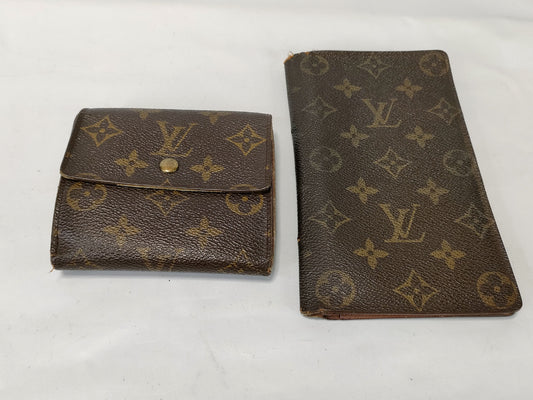 LOUIS VUITTON Monogram Wallet*2 Wallet