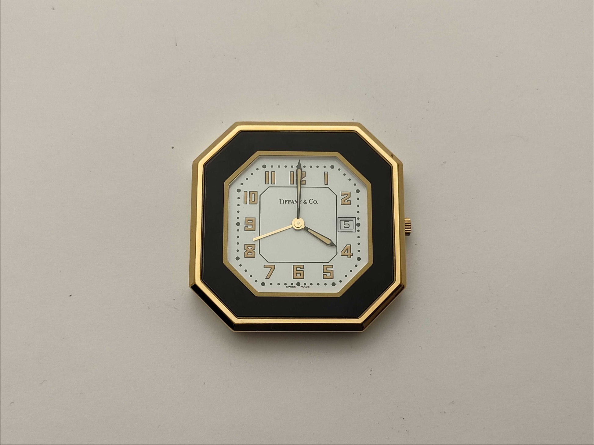 Tiffany&Co. Tiffany&Co. Travel Clock Immovable Table Clock
