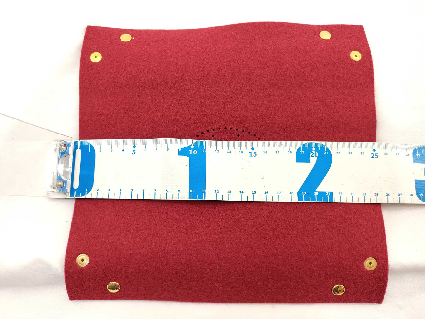 HERMES Vidpoche Felt Red Other Accessories