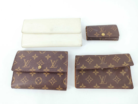 LOUIS VUITTON Monogram Wallet 4-Piece Set