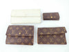 LOUIS VUITTON Monogram Wallet 4-Piece Set