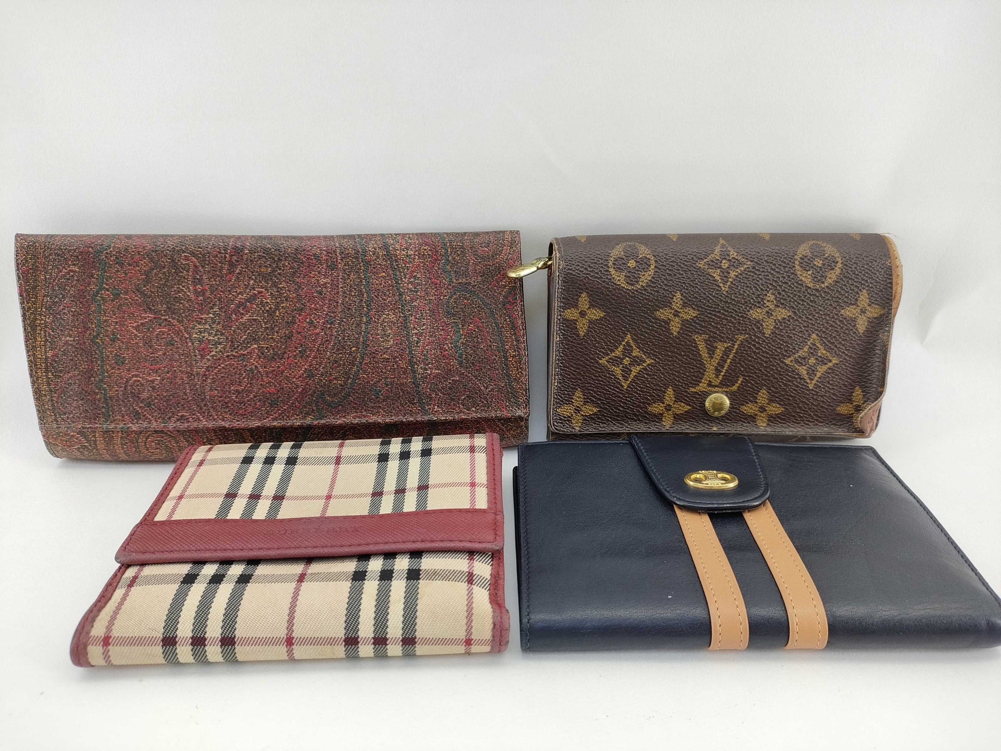 Louis Vuitton Monogram/Celine/Burberry etc. Wallet Set
