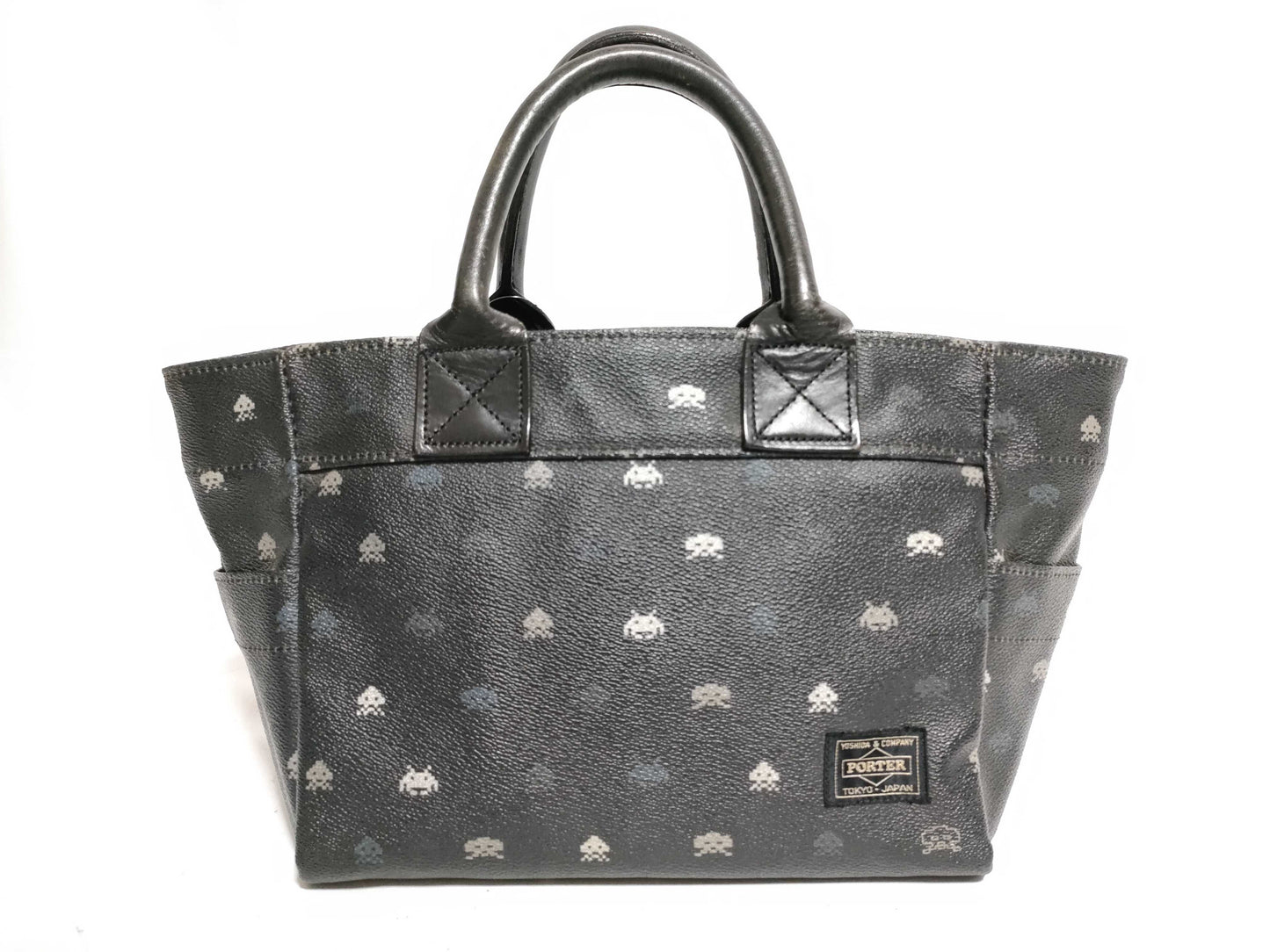 PORTER Invaders Collaboration Leather Handbag Handbag Handbag