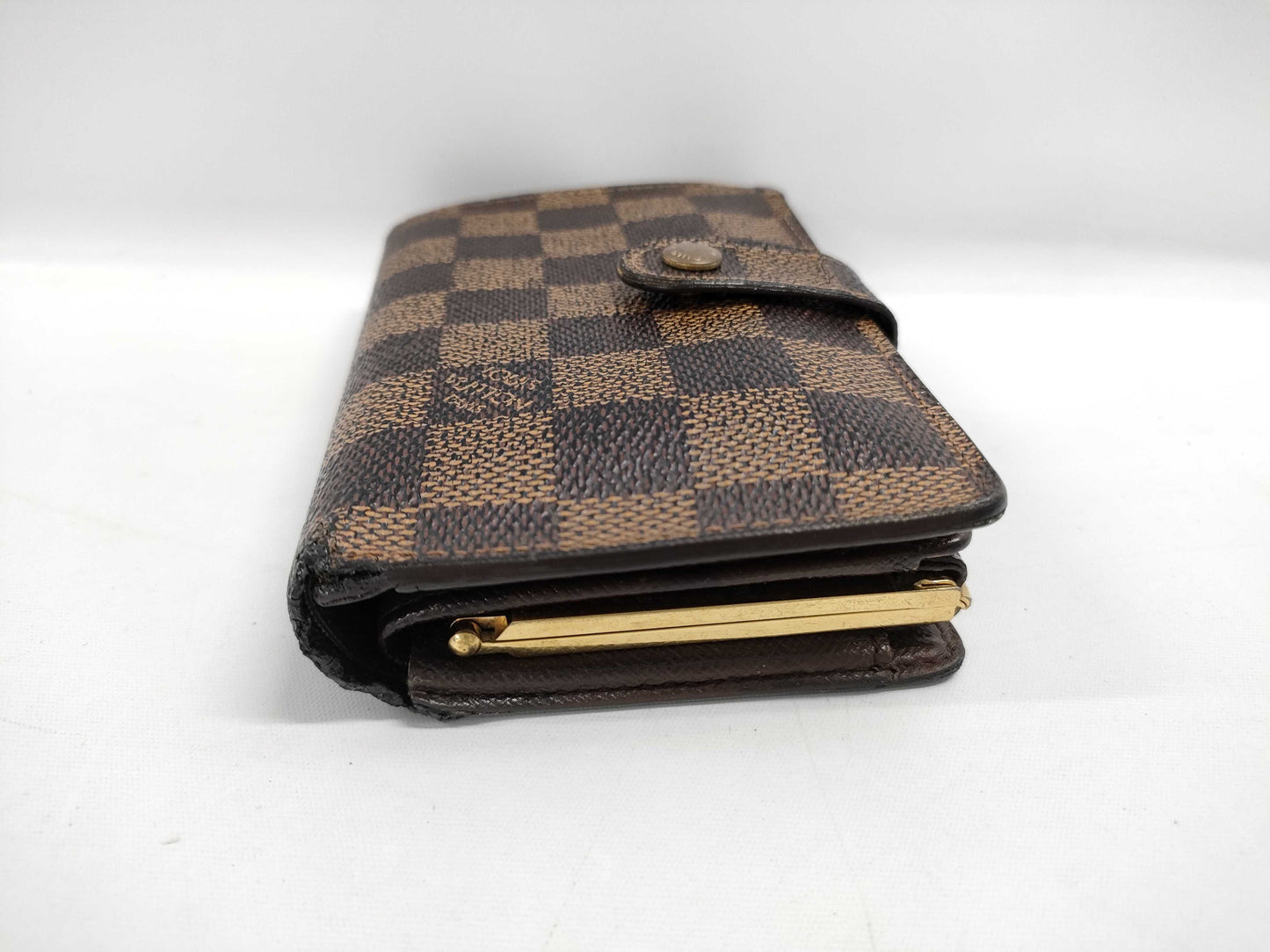 LOUIS VUITTON Damier clasp bifold wallet