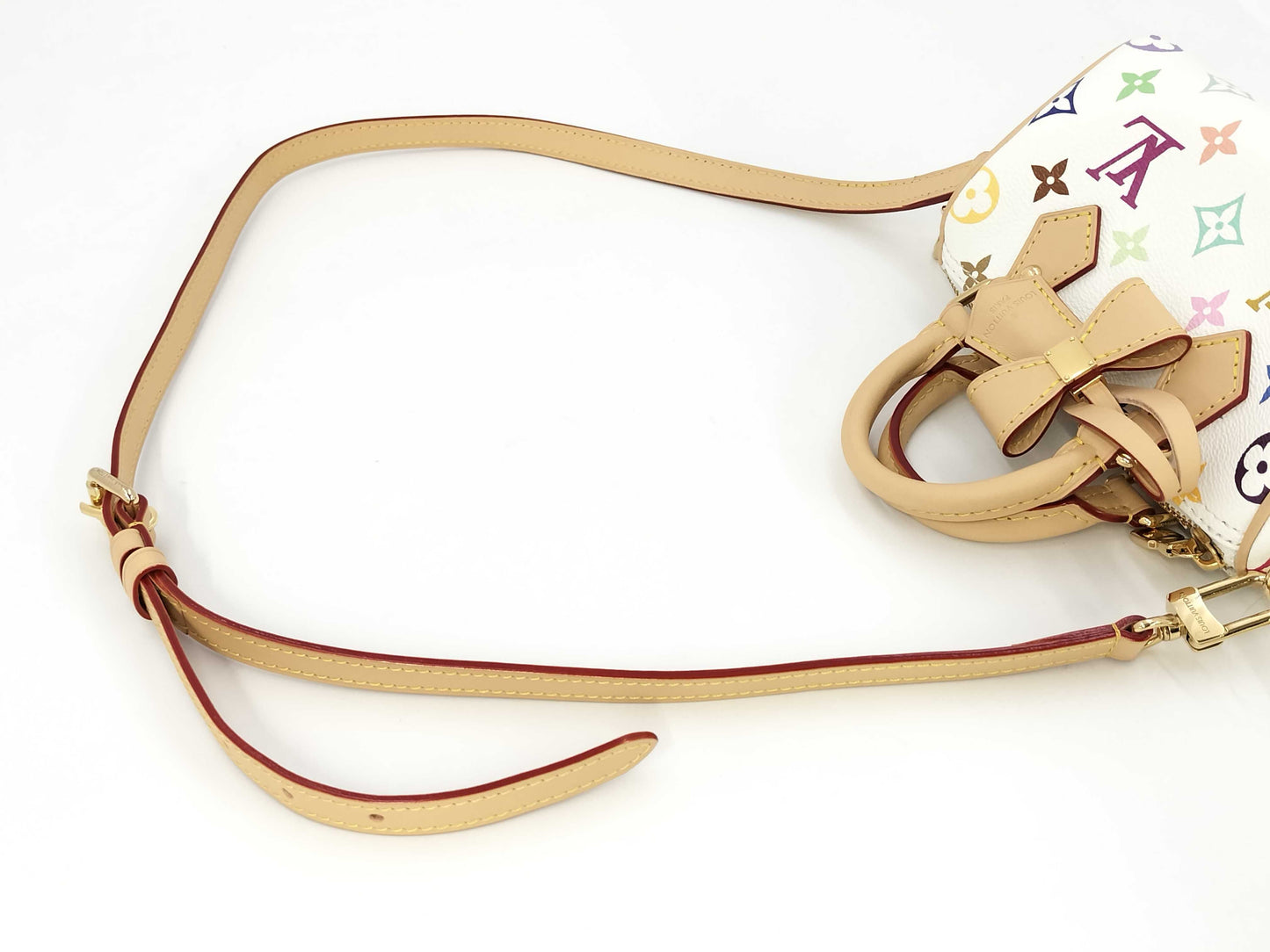 LOUIS VUITTON Monogram Multicolor Speedy Nano Shoulder Bag by Takashi Murakami