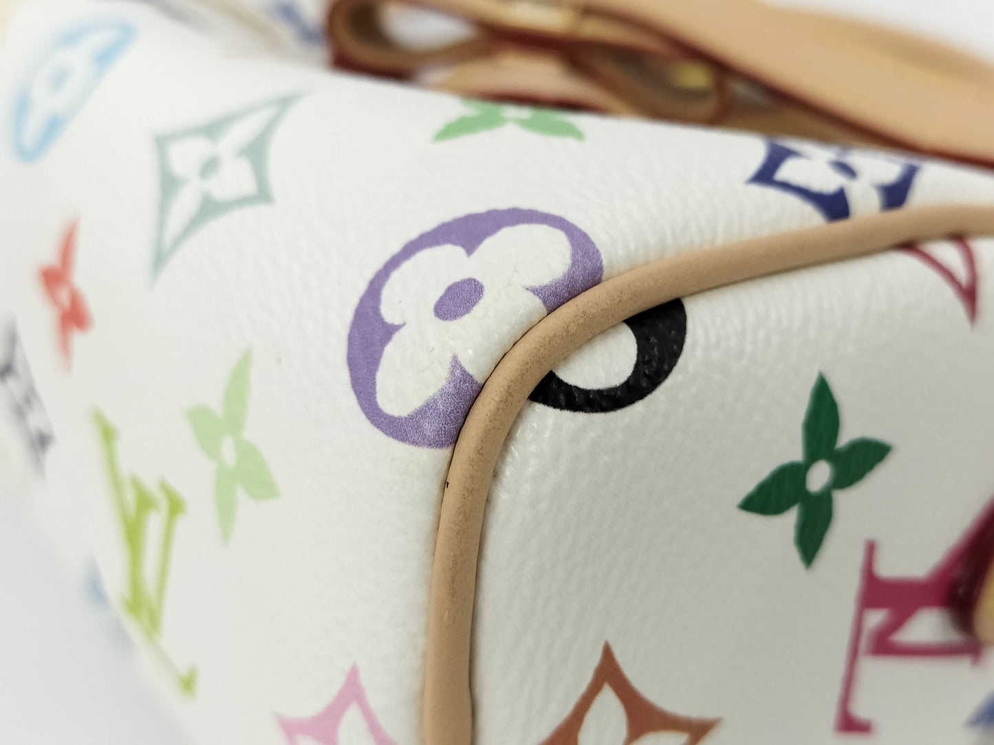 LOUIS VUITTON Monogram Multicolor Speedy Nano Shoulder Bag by Takashi Murakami