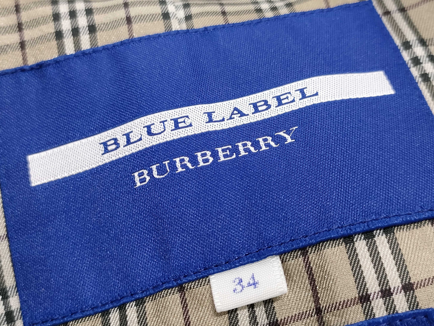 BURBERRY Blue Label Crestbridge Trench Coat Navy
