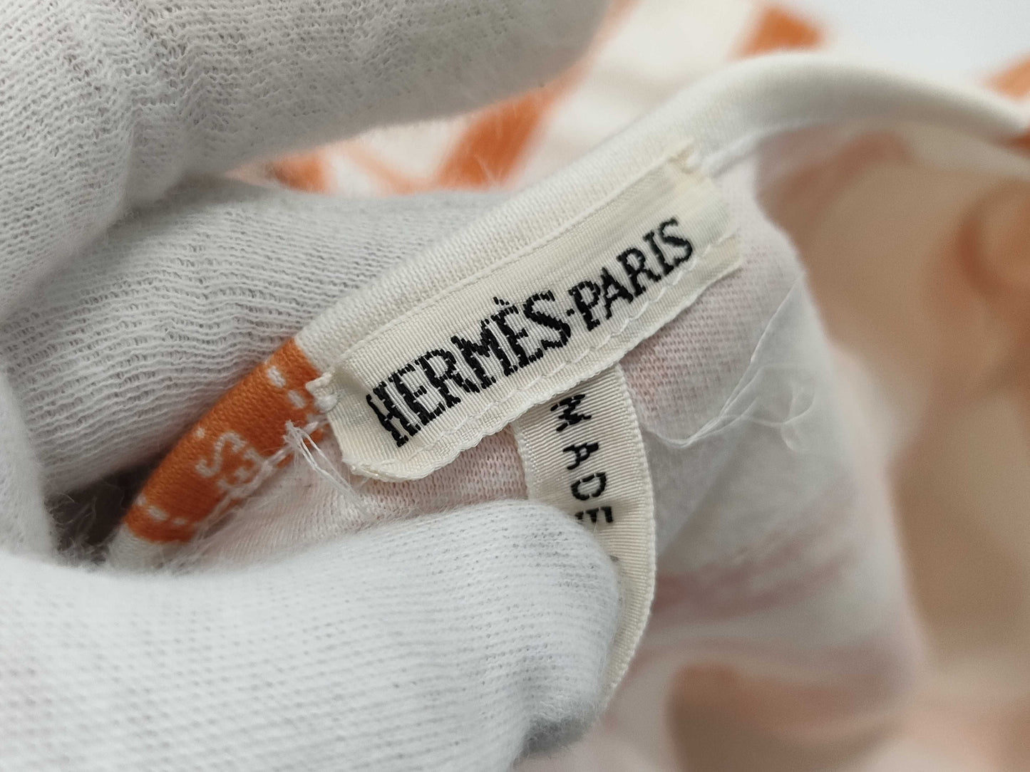 HERMES Ribbon Long Shirt Tops
