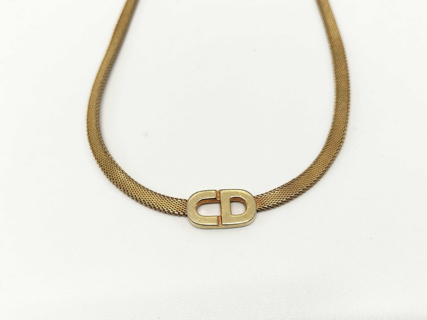 Dior CD logo choker necklace