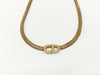 Dior CD logo choker necklace