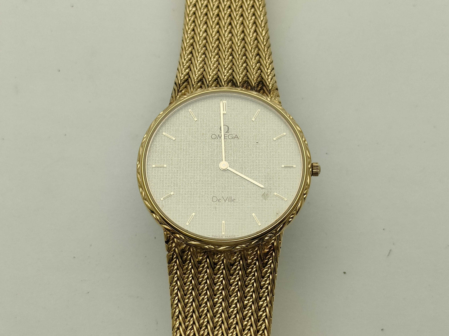 OMEGA Devil Mesh Bracelet GP Quartz Women's Watch