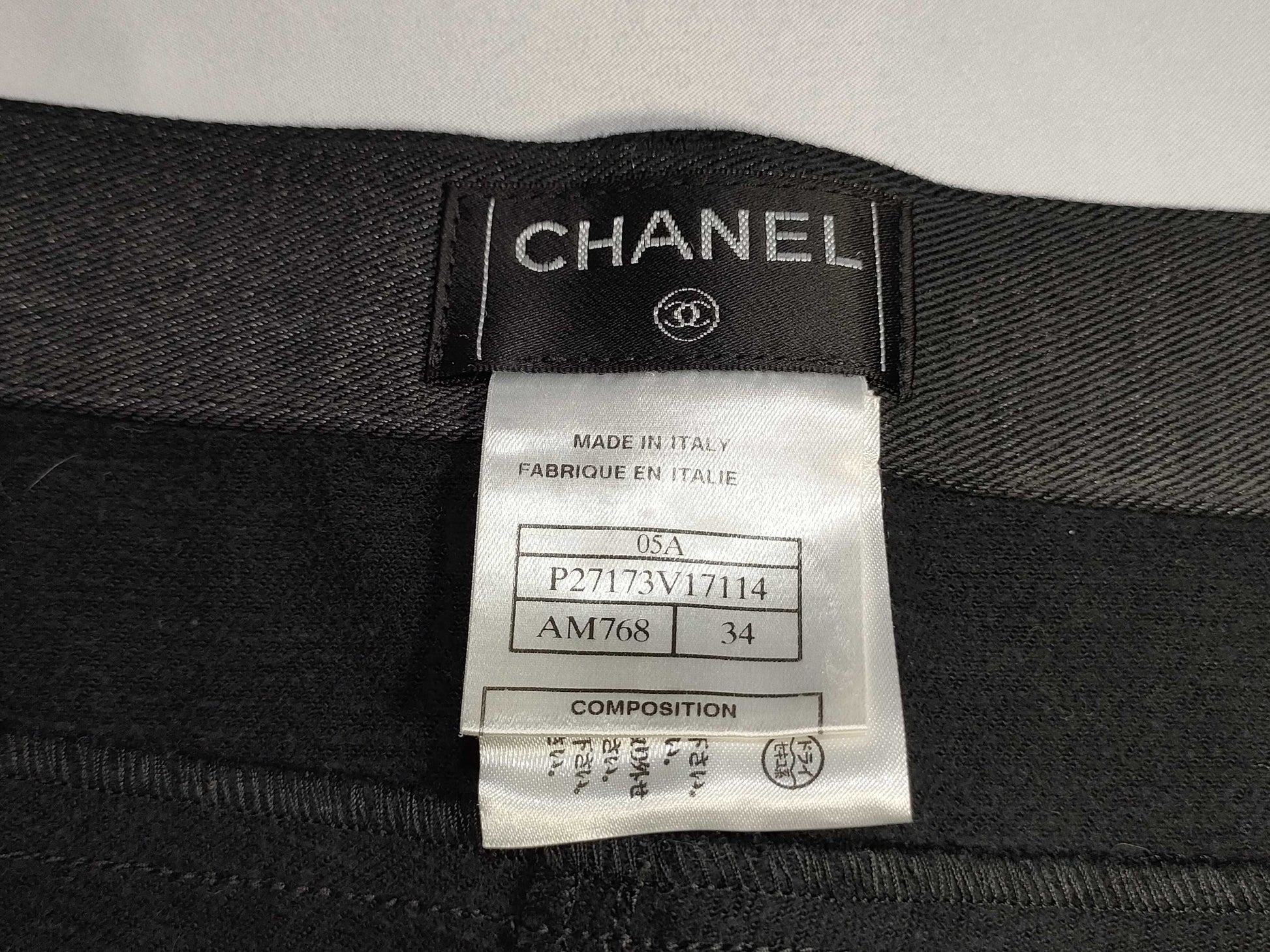 CHANEL Coco Mark 05A Denim Pants