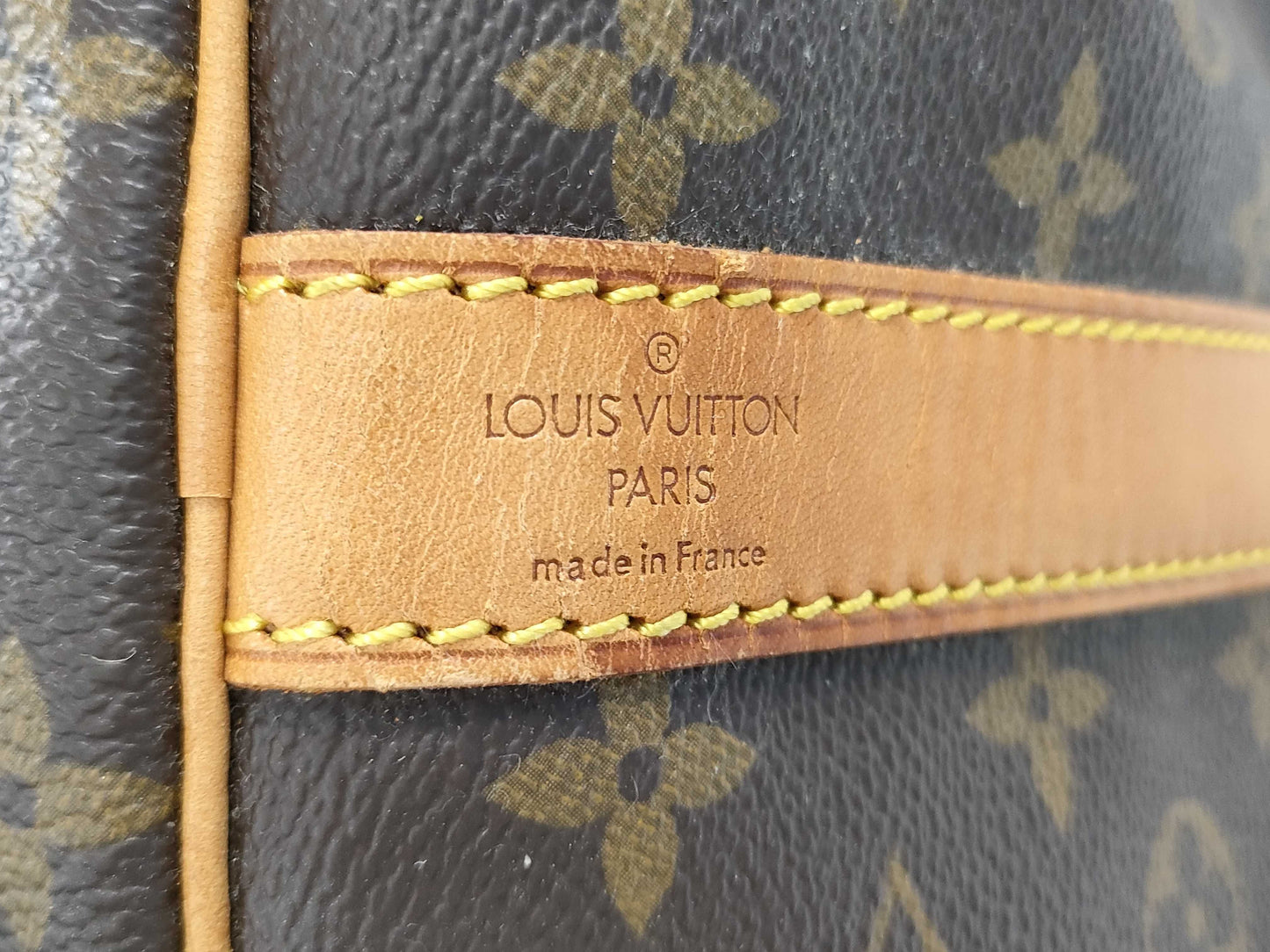 LOUIS VUITTON Monogram M41412 Keepall Bandouliere 60 Boston Bag