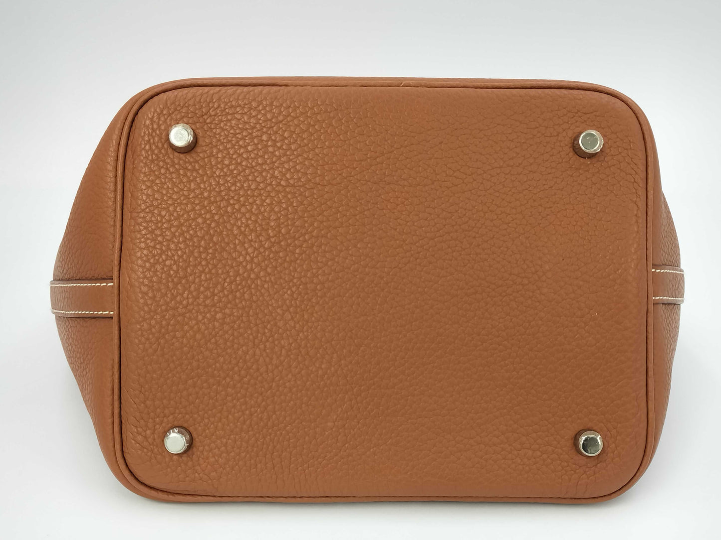 HERMES Picotin Lock MM Taurillon Clemence Leather Handbag