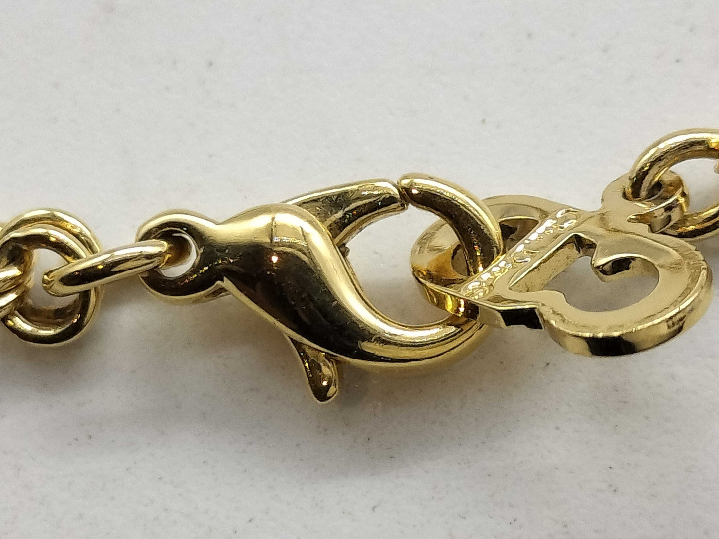 Dior logo necklace necklace