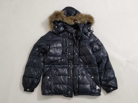 MONCLER down jacket with fur