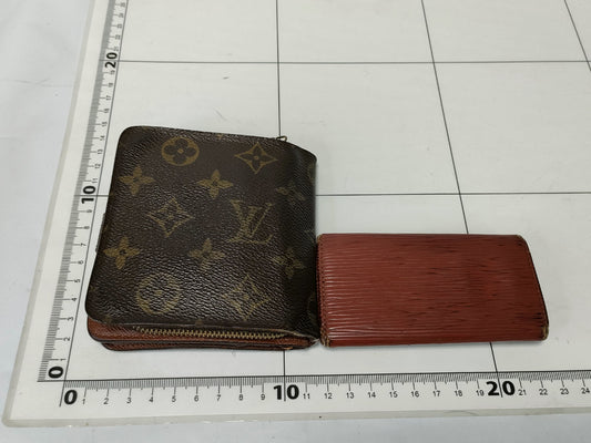 LOUIS VUITTON Multicle Compact Zip Wallet/Key Case Set