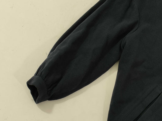 Yves Saint Laurent Duffle Coat/Silver Buttons/Navy/Size M
