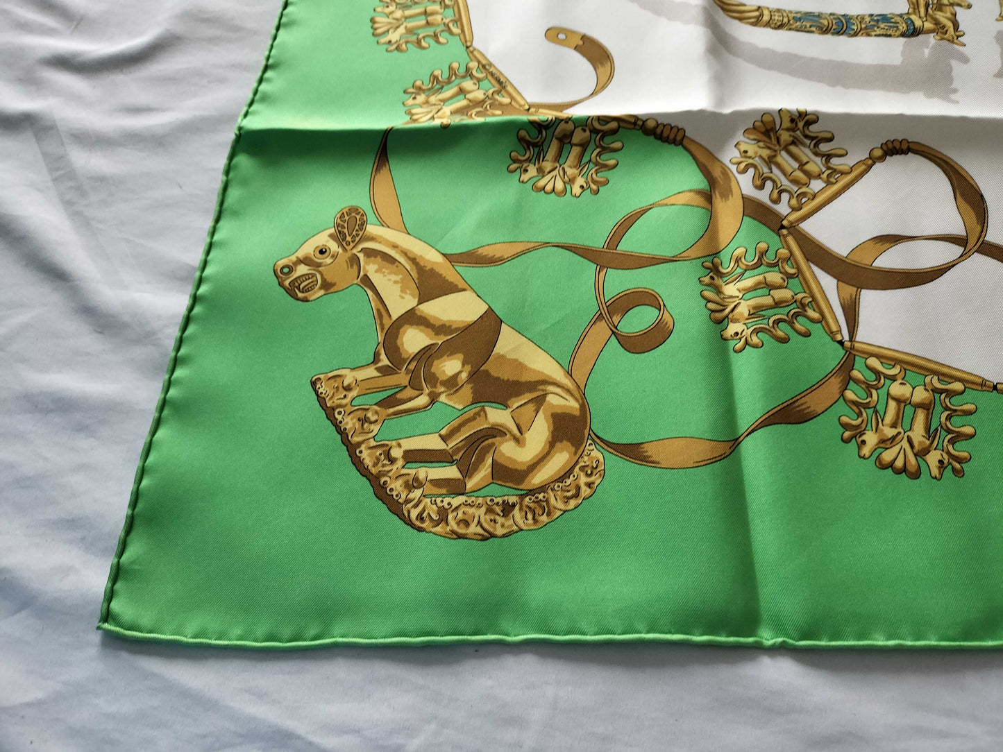 HERMES Carre Carre 90 RYBAL Scarf