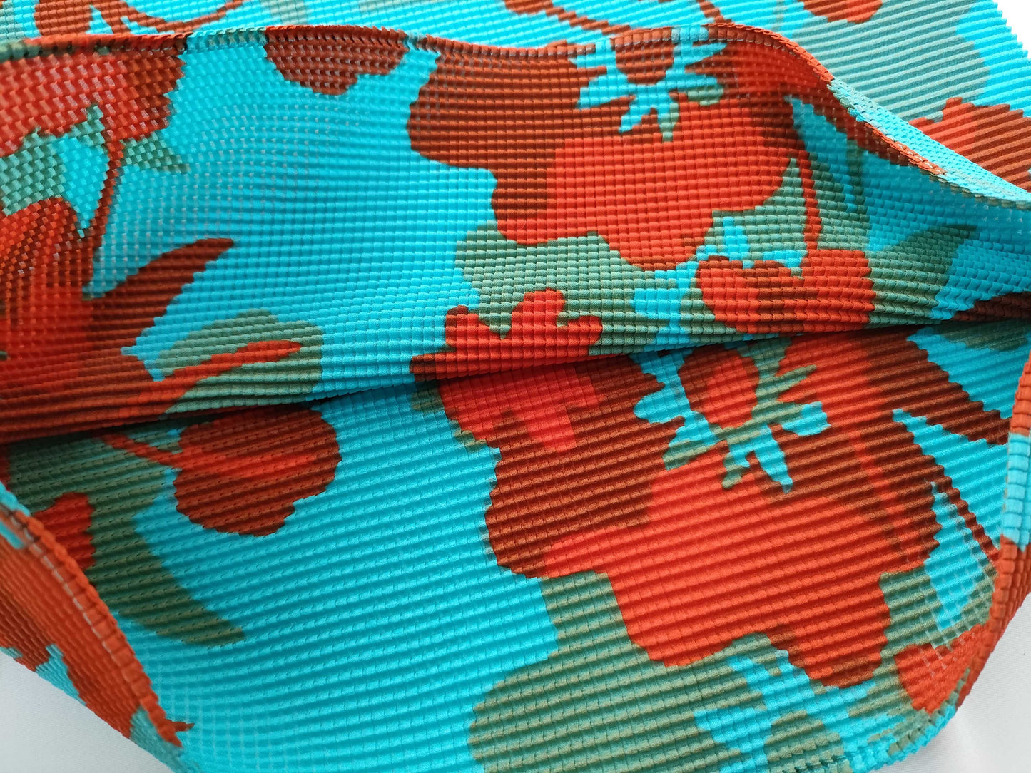 ISSEY MIYAKE Pleated Floral Top