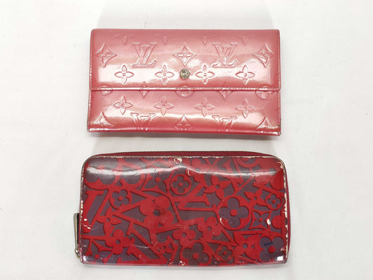 LOUIS VUITTON Vernis / Vernis Sweet Long Wallet *2 Wallet