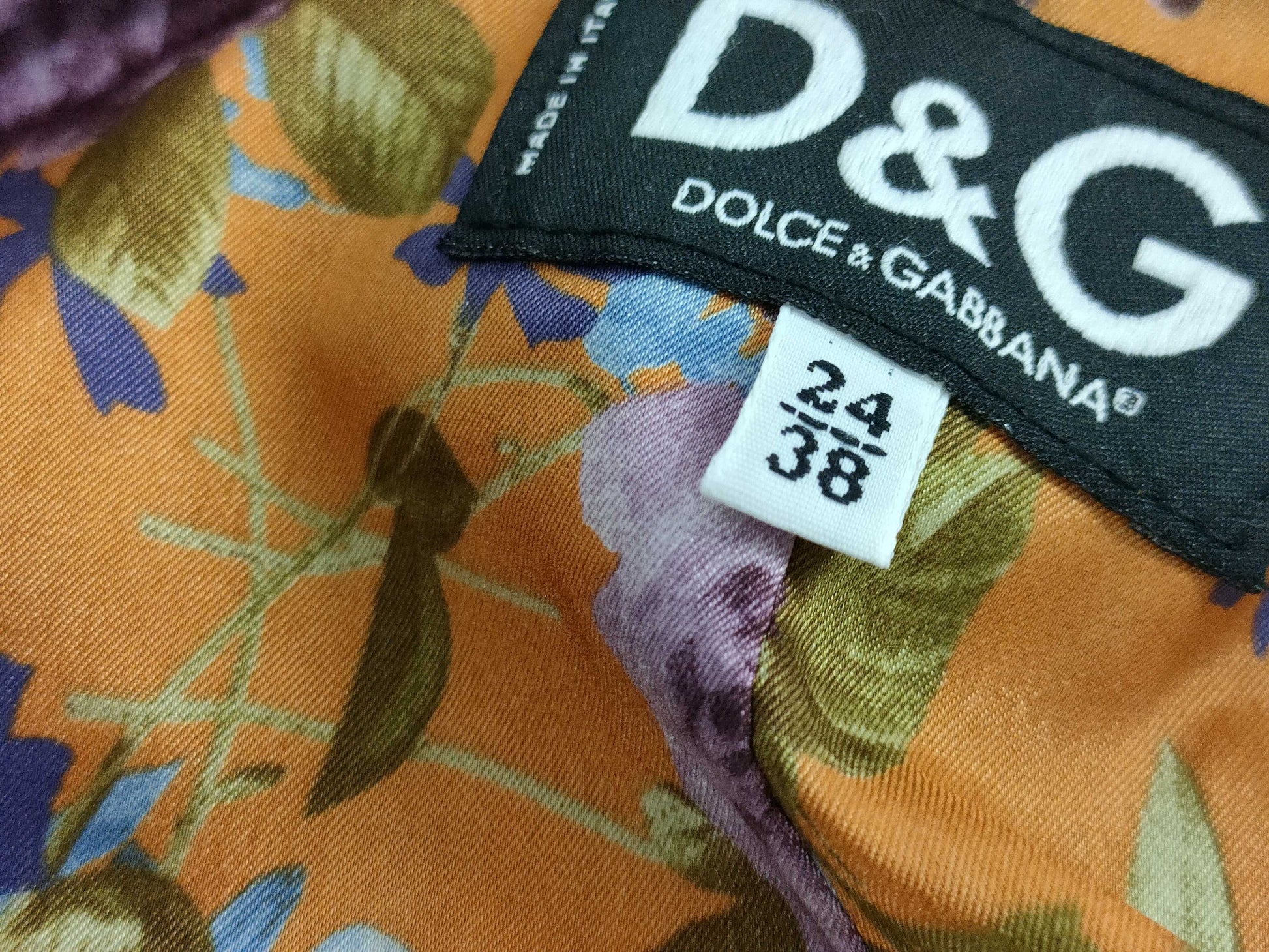 DOLCE&GABBANA Coat Floral Print Coat