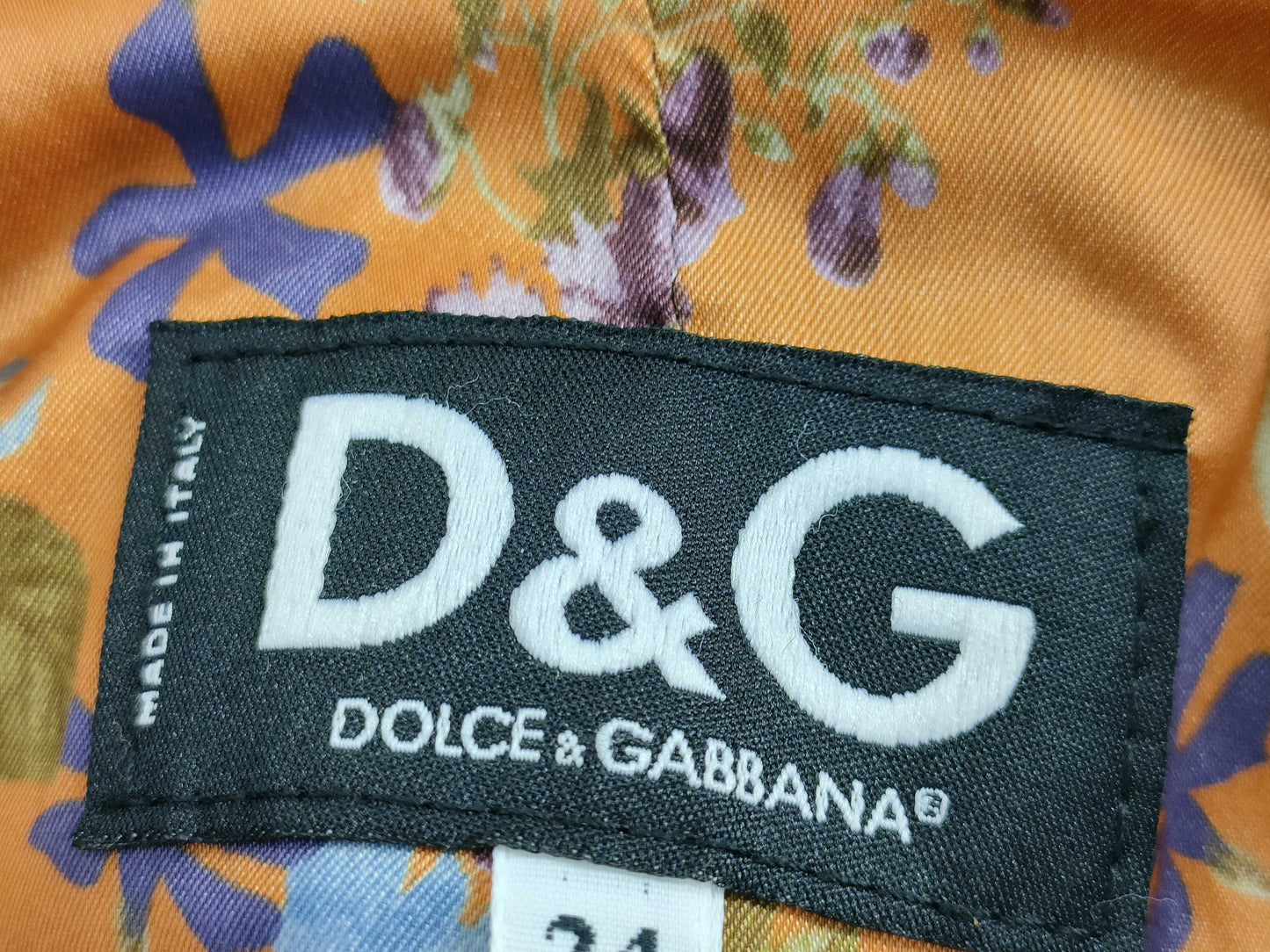 DOLCE&GABBANA Coat Floral Print Coat