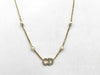 Dior logo necklace necklace